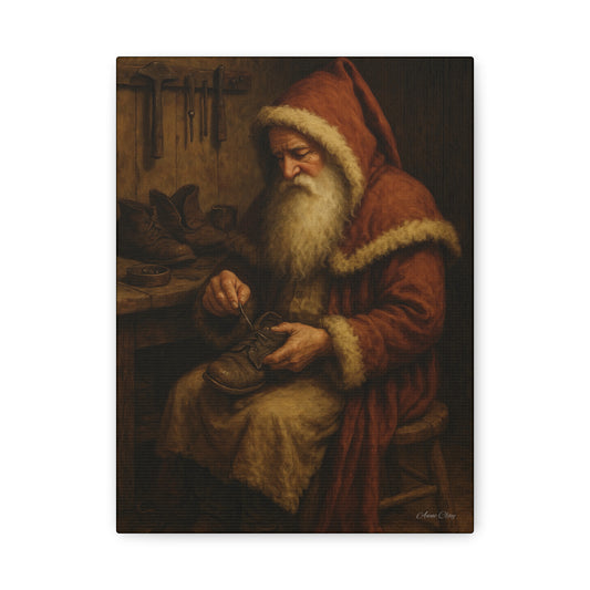 Santa's Workshop Canvas Art