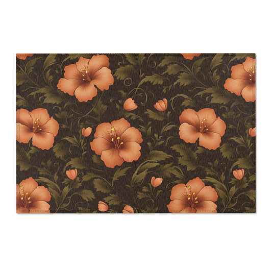 Hibiscus Area Rug, Chenille, Bellewood Collection