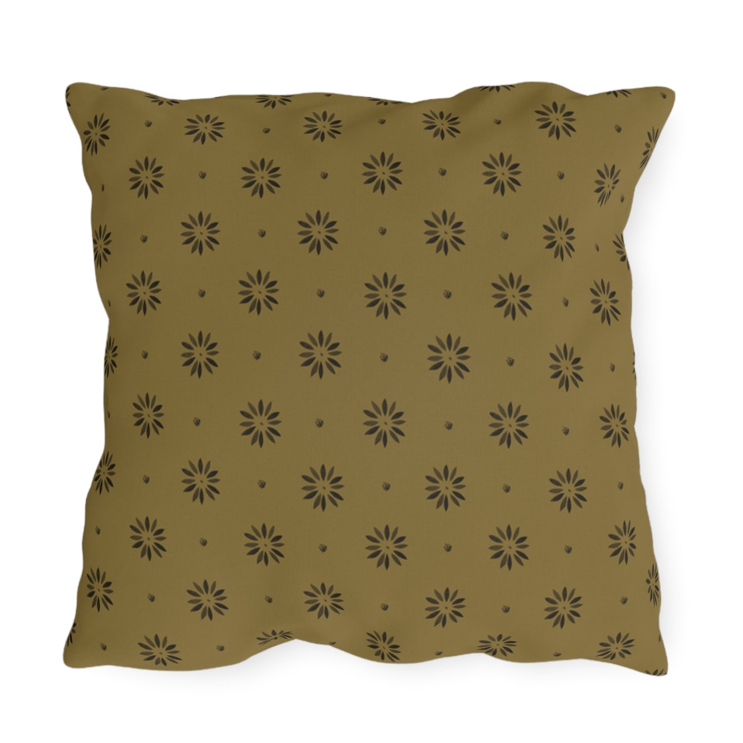 Gold and Black Outdoor Pillows