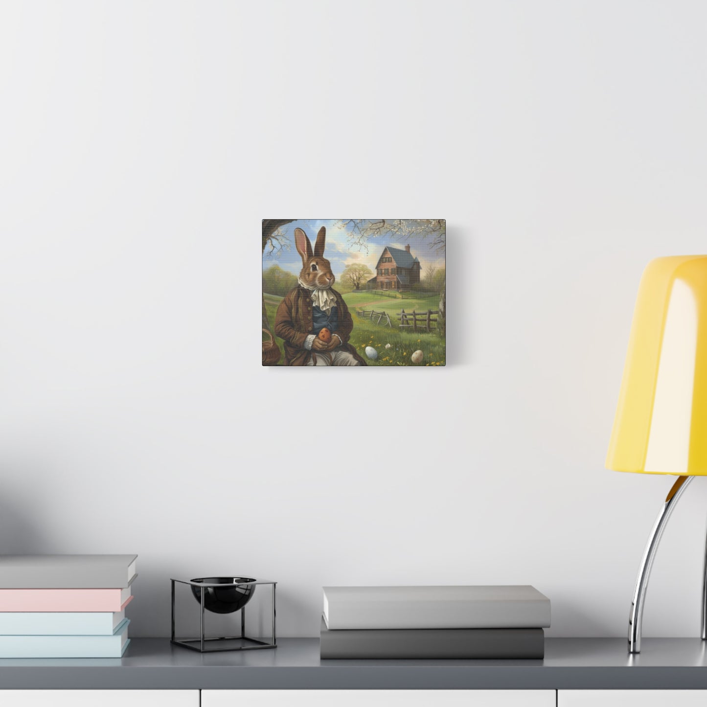 Easter Memories Easter Bunny Canvas Art - Charming Stretched Print for Spring Decor