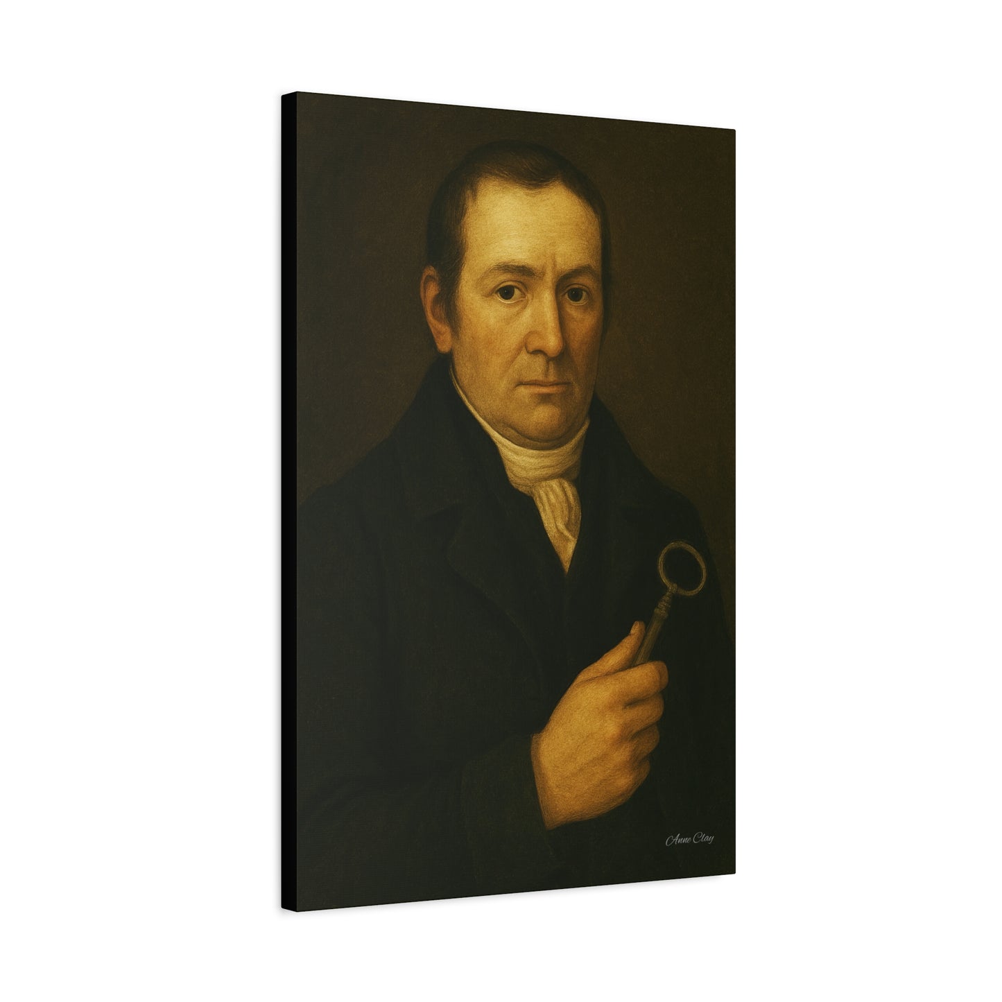 Matte Canvas Wall Art, Portrait of Historical Figure, Vintage Decor, Home Aesthetic, Gift for Art Lovers, Framed Print, Unique Wall Decor