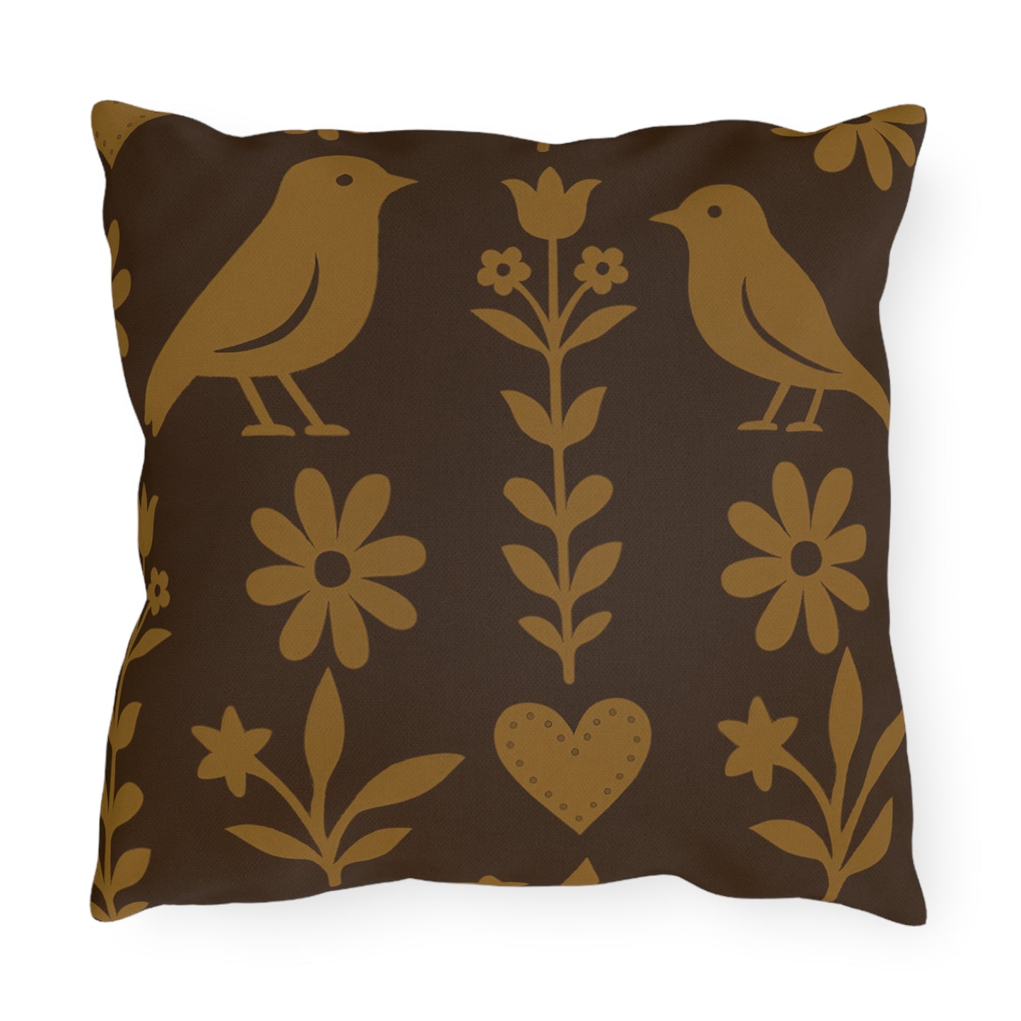 Charming Outdoor Pillows with Nature-Inspired Design, Garden Decor, Patio Cushions, Rustic Home Accents, Bird and Flower Patterns, [...]