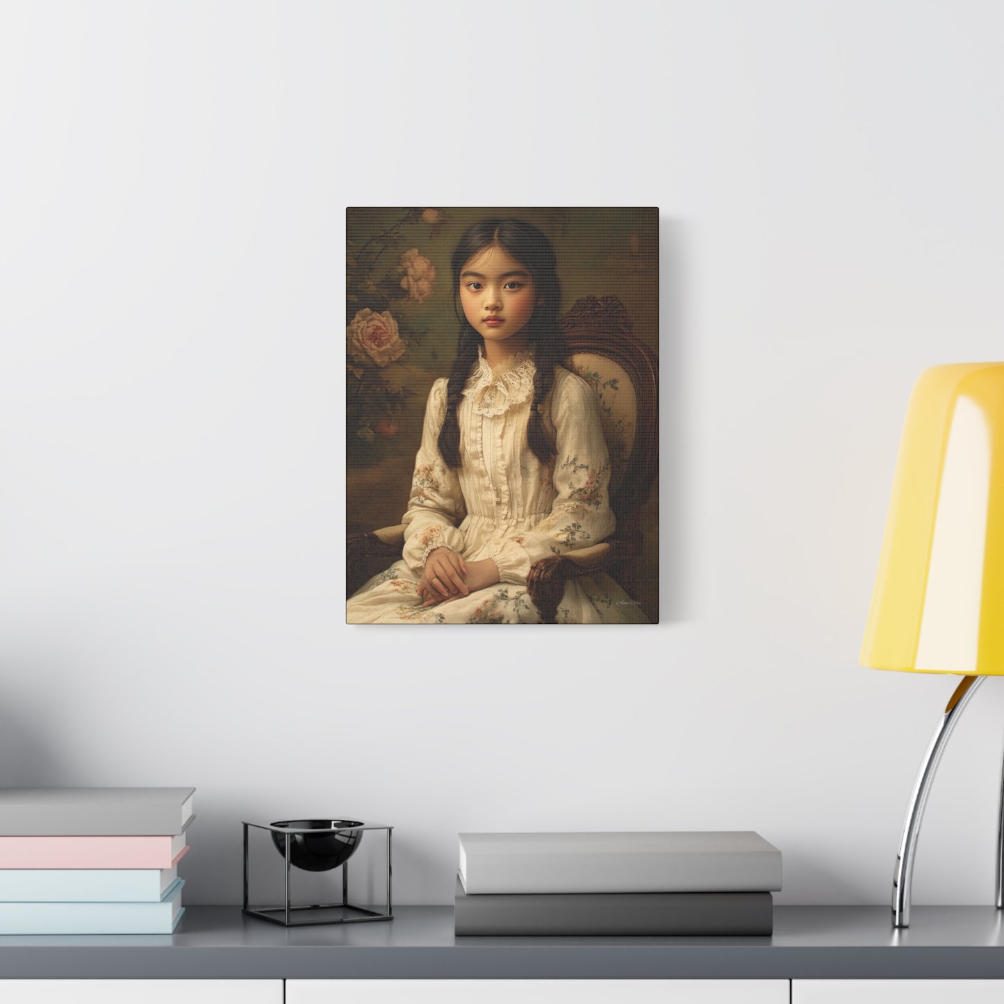 Elegant Portrait Canvas Wall Art, Vintage Home Decor, Gift for Art Lovers, Unique Wall Decor, Romantic Room Decoration, Gallery [...]