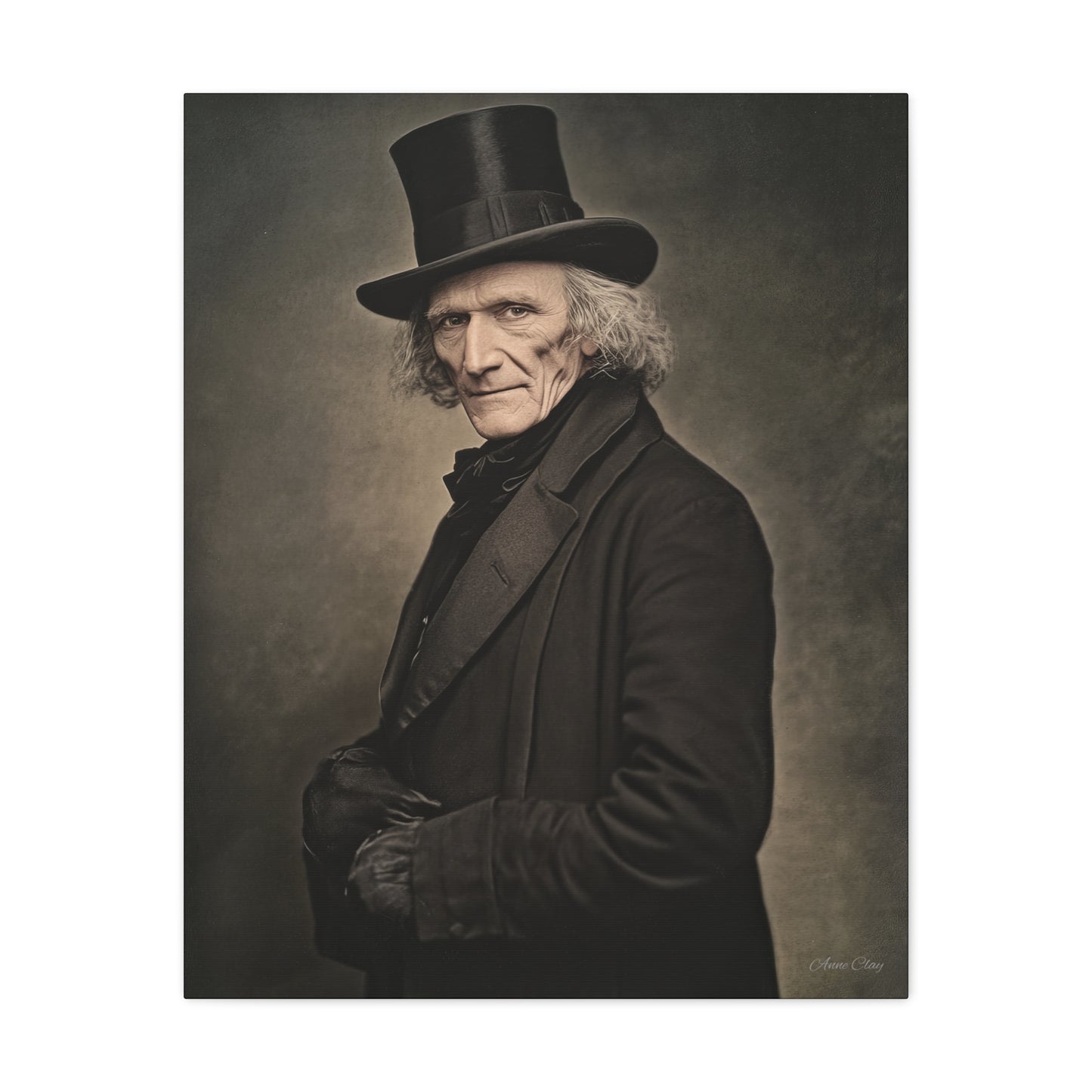 WS Scrooge Matte Canvas, Stretched, 1.25"
