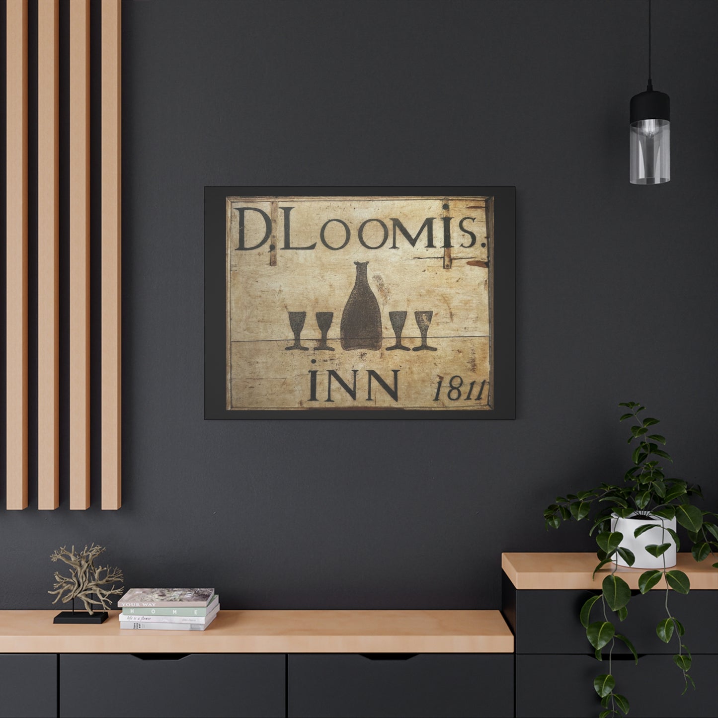 D. Loomis Inn Matte Canvas, Stretched, 1.25"