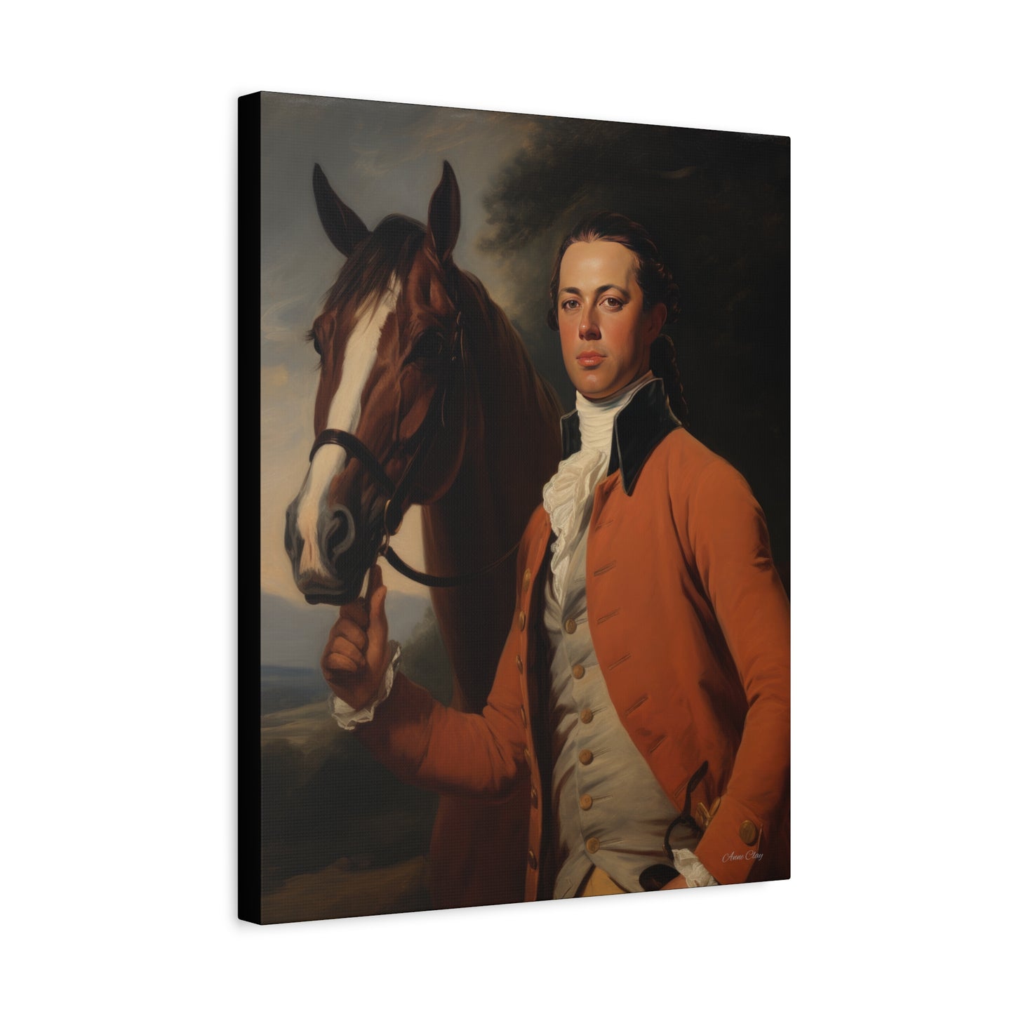 Richard and Lightening Matte Canvas, Stretched, 1.25"