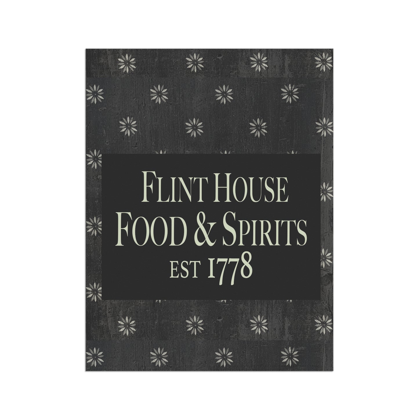 Personalized Garden Banner - Flint House Food & Spirits, EST 1778 -