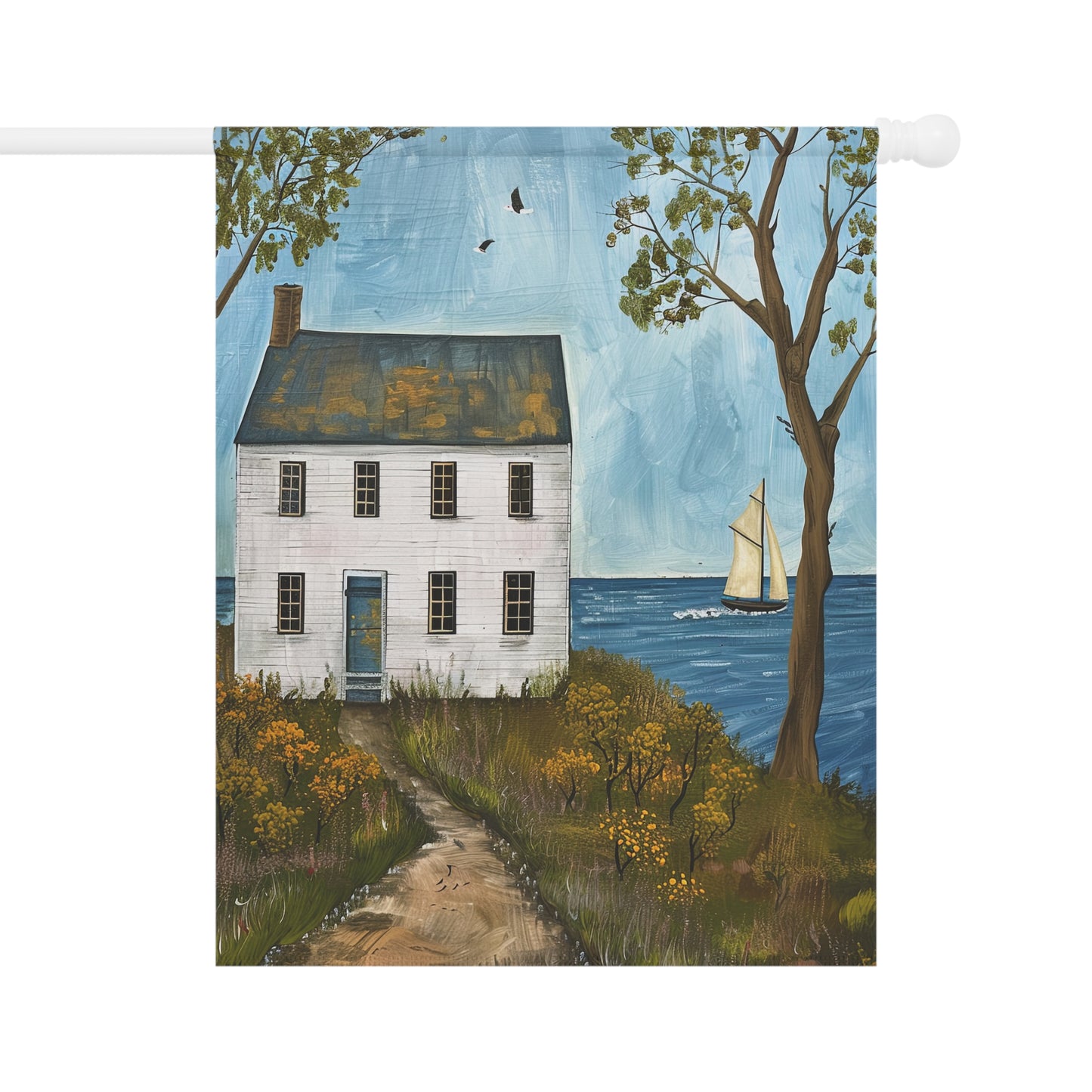 Cottage by the Sea Garden & House Banner
