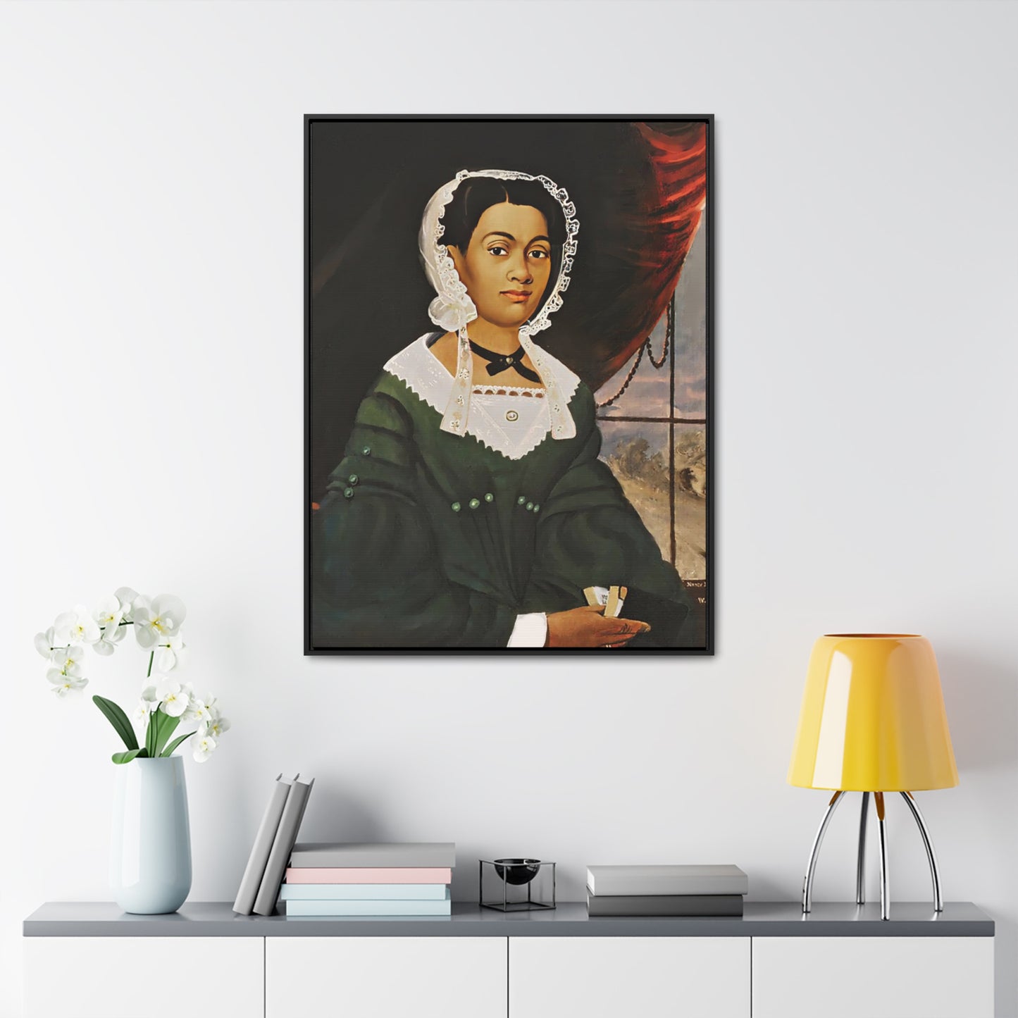Mrs. Nancy Lawson Gallery Canvas Wraps, Vertical Frame