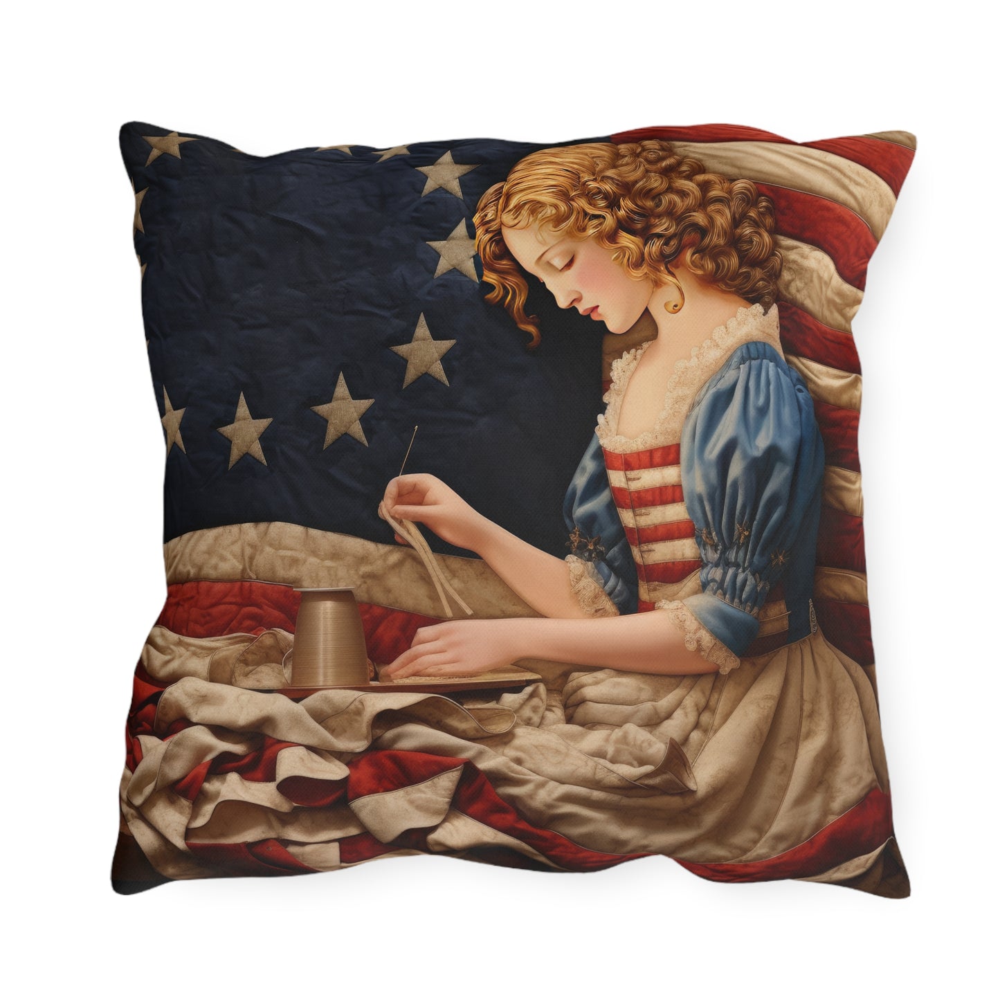 Betsy Ross Outdoor Pillows