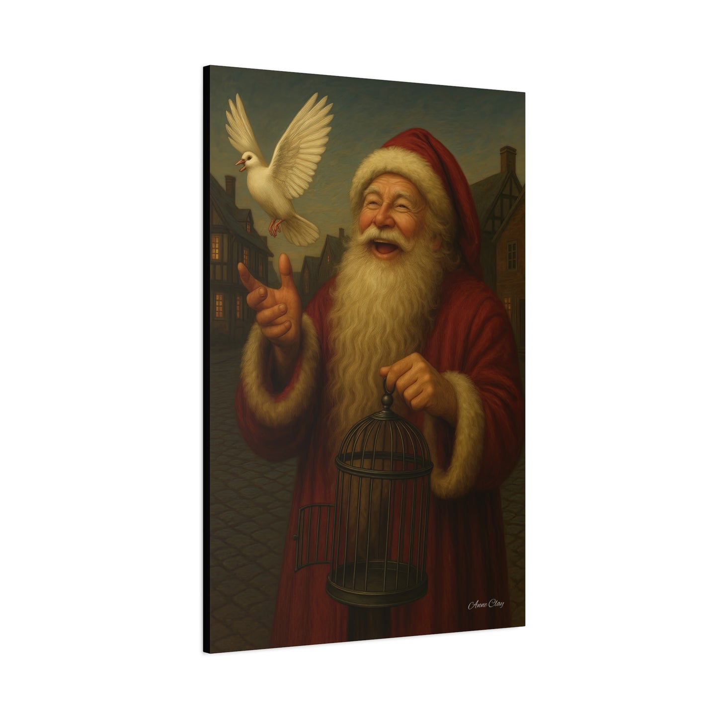 Santa Claus Canvas Wall Art