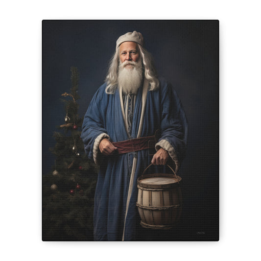 Colonial Everyday Santa Matte Canvas, Stretched, 1.25"