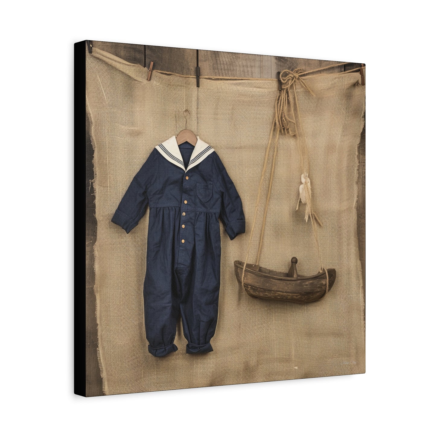 Sailor Child Matte Canvas, Stretched, 1.25"