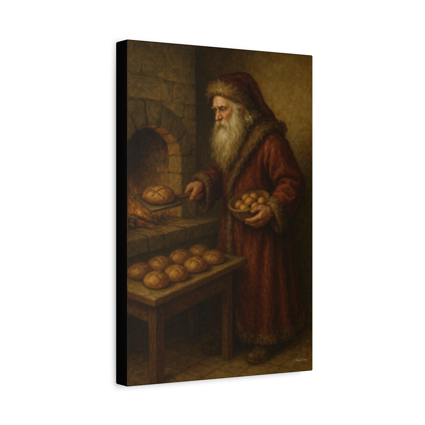 Christmas Santa Canvas Art