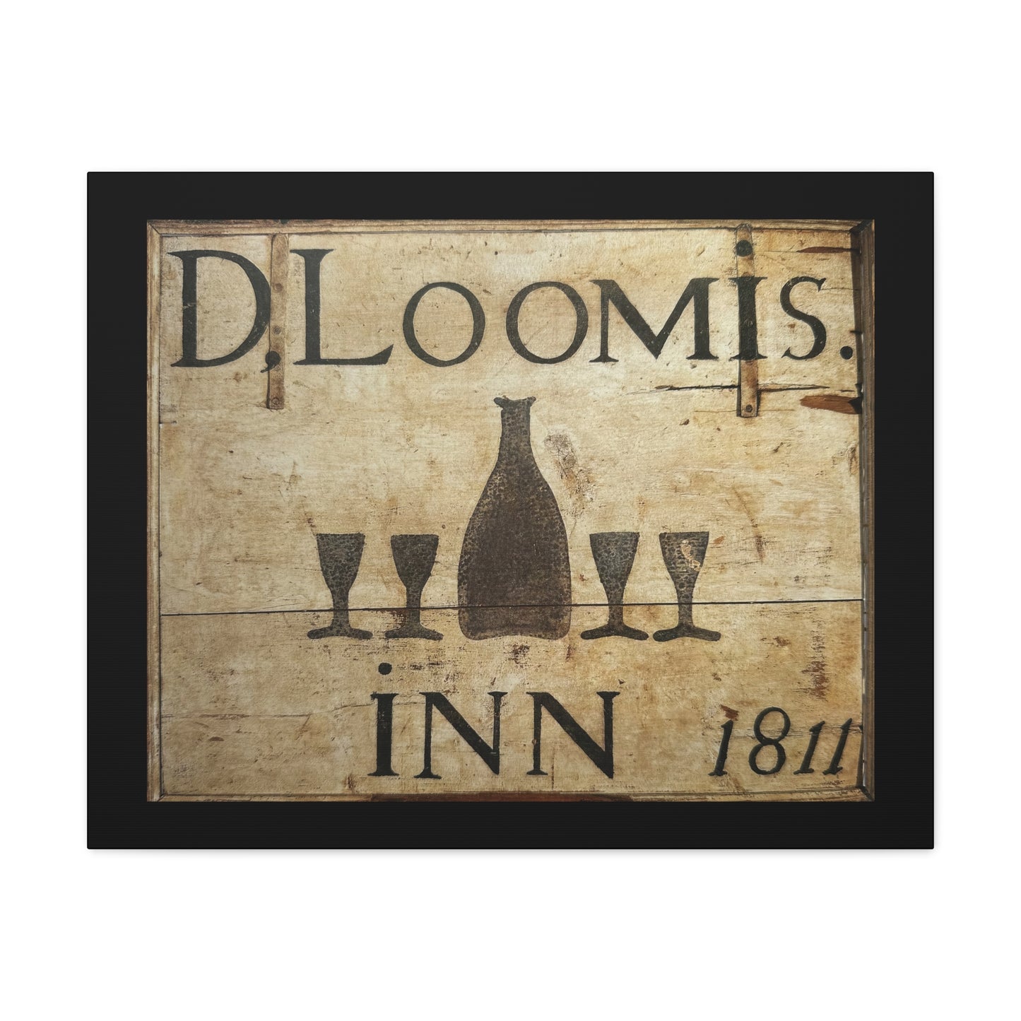 D. Loomis Inn Matte Canvas, Stretched, 1.25"