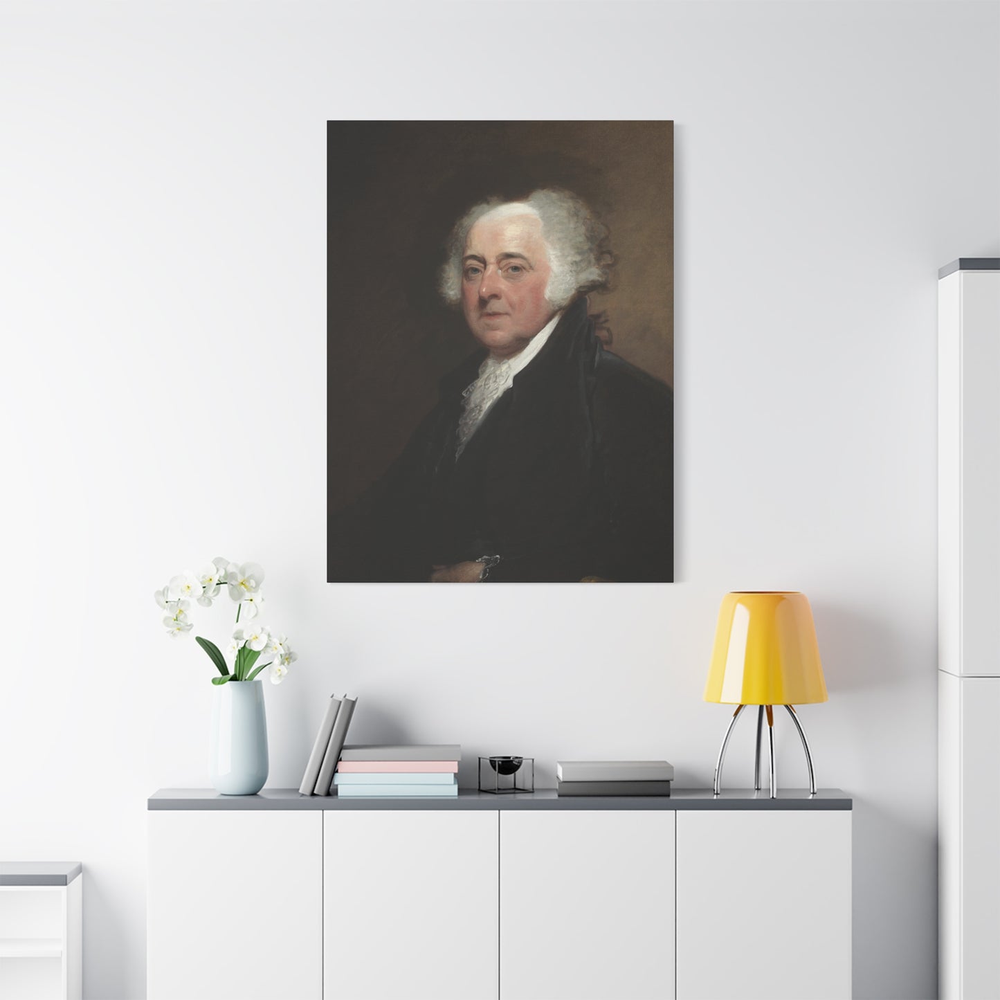 Historical John Adams Matte Canvas Print - Elegant Wall Art for Home Decor
