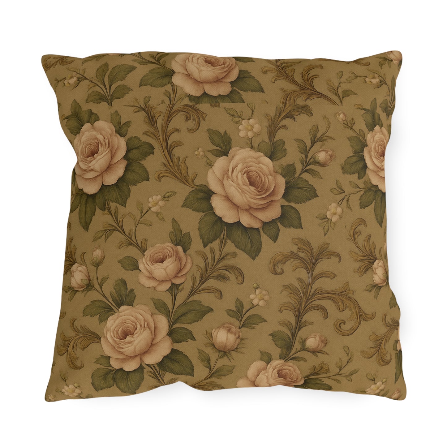 Elegant Decorative Outdoor Pillows, Floral Accent Cushions for Patios, Garden Decor, Cozy Outdoor Lounge, Gift for Home Lovers