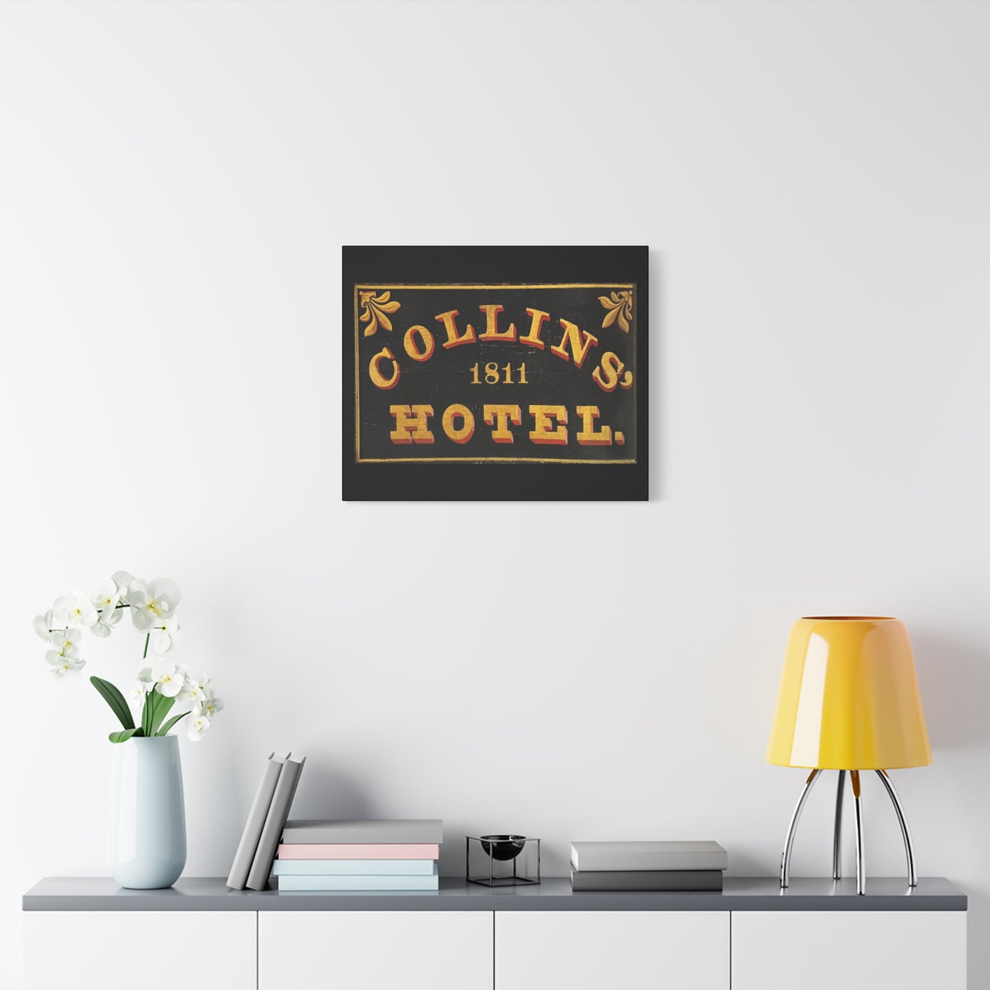 Collins Hotel Matte Canvas, Stretched, 1.25"