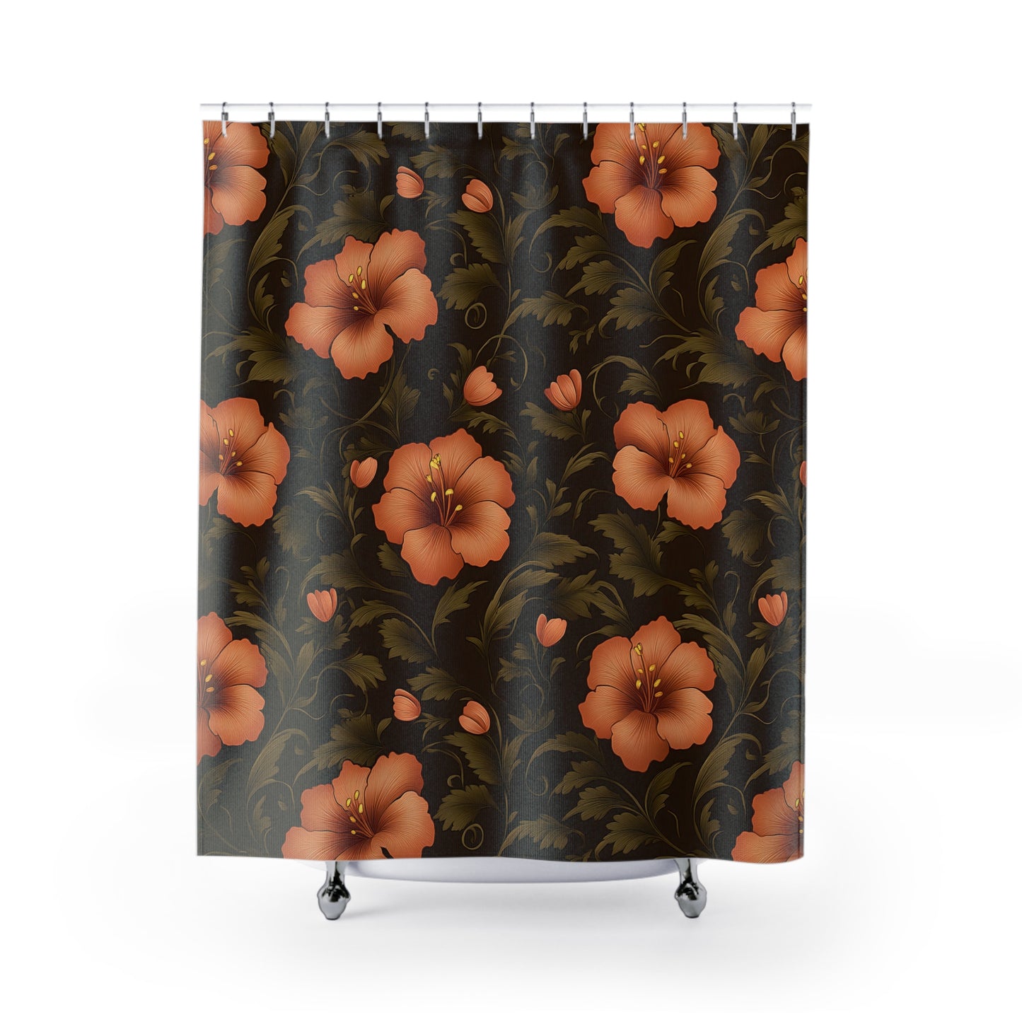 Blue Bells and Buttercream Bellewood Shower Curtain