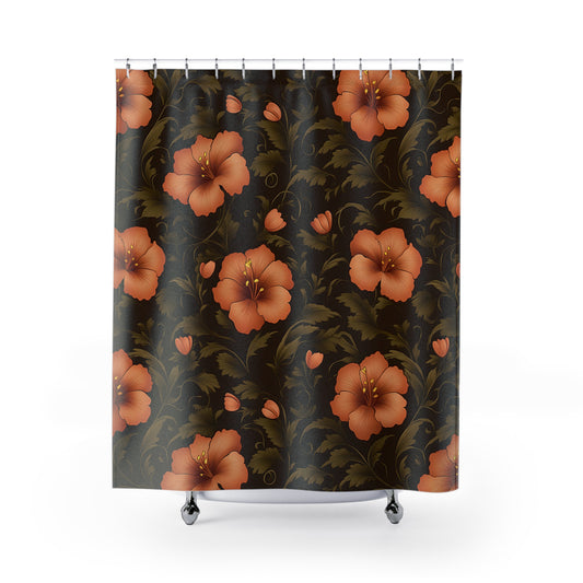 Blue Bells and Buttercream Bellewood Shower Curtain