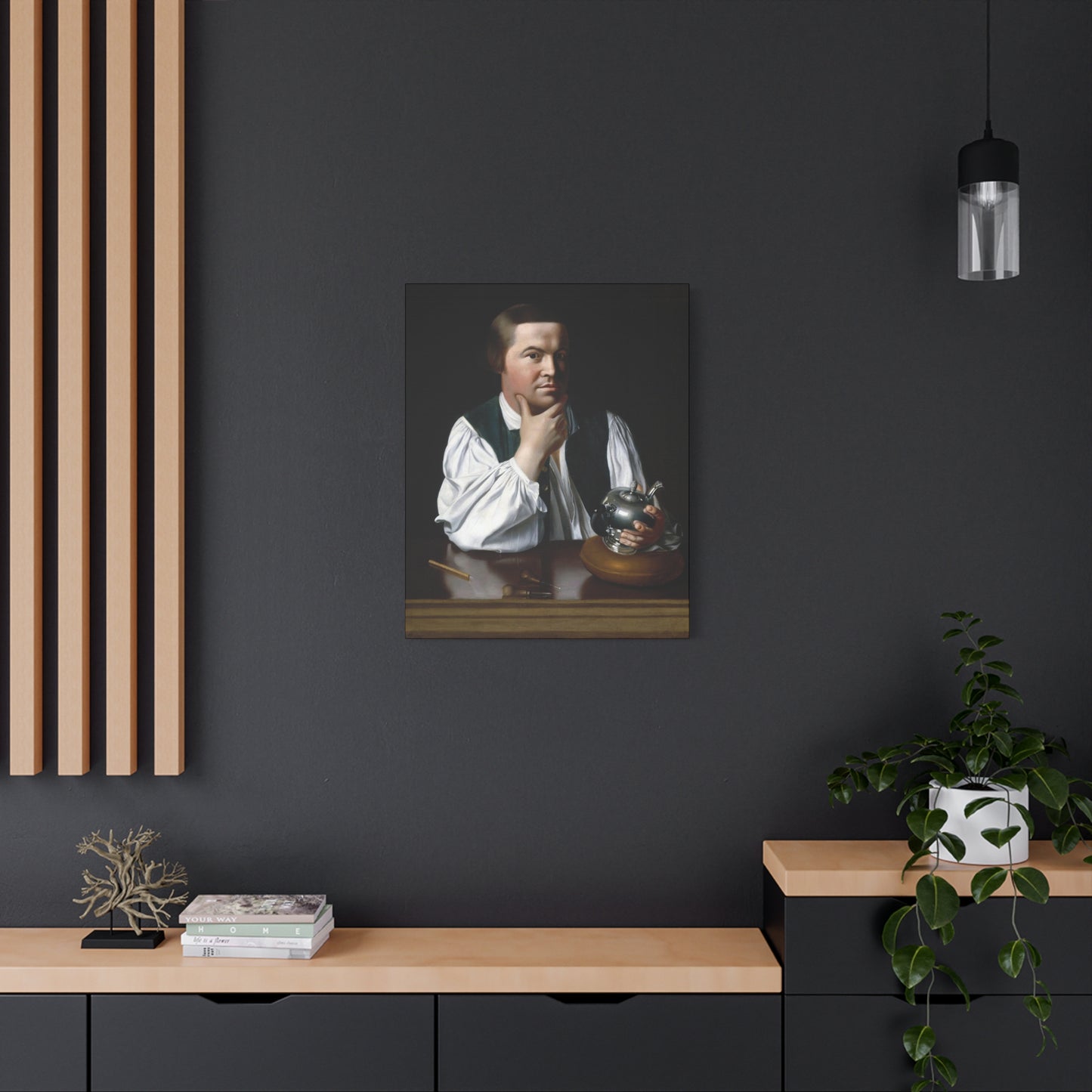 Paul Revere Historical Portrait Canvas Art - Vintage Decor for Home and Office
