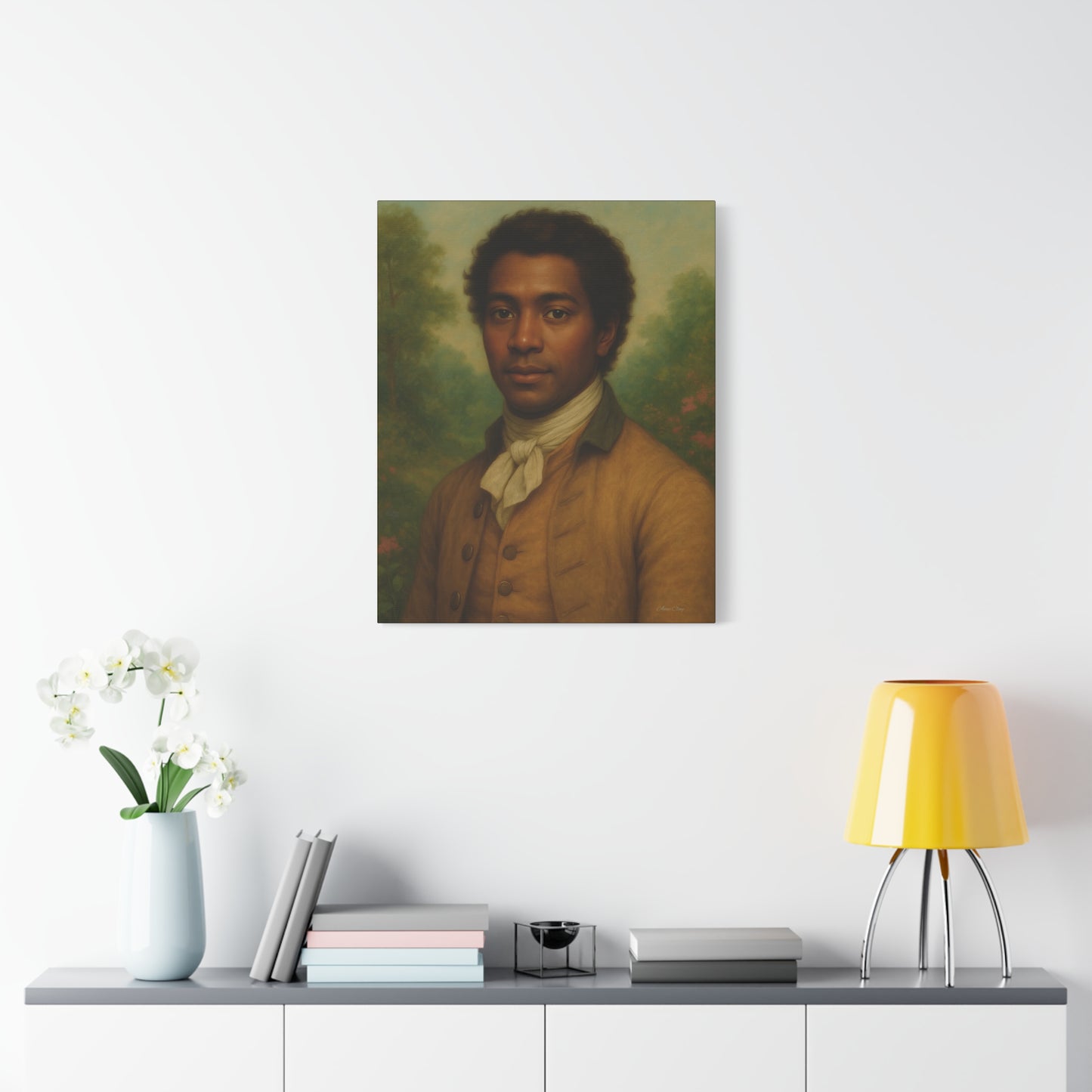 Framed Canvas Wall Art, Historical Portrait, Living Room Decor, Gift for Art Lovers, Black History Month, Unique Home Accents, Wall [...]