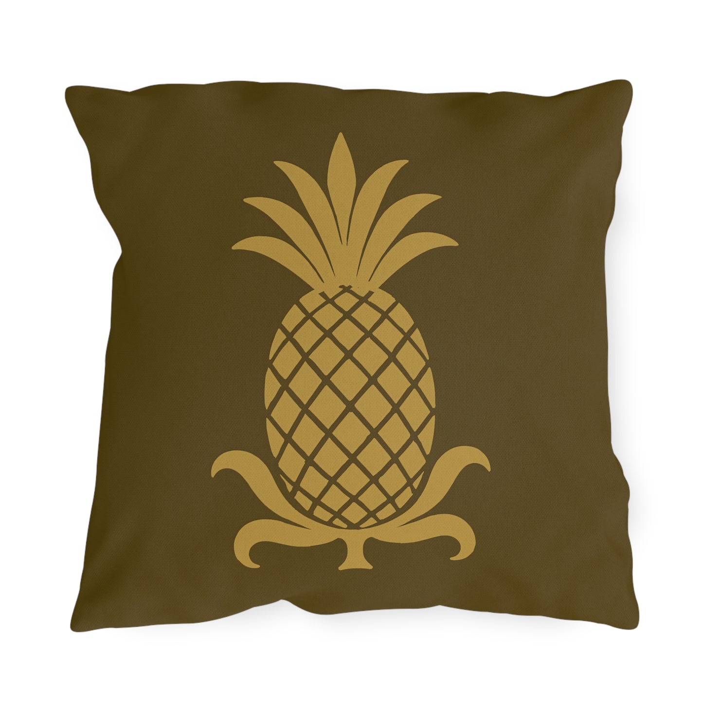 Tropical Outdoor Pillows with Pineapple Design, Garden Decor, Patio Accessories, Summer Vibes, Indoor-Outdoor Cushion