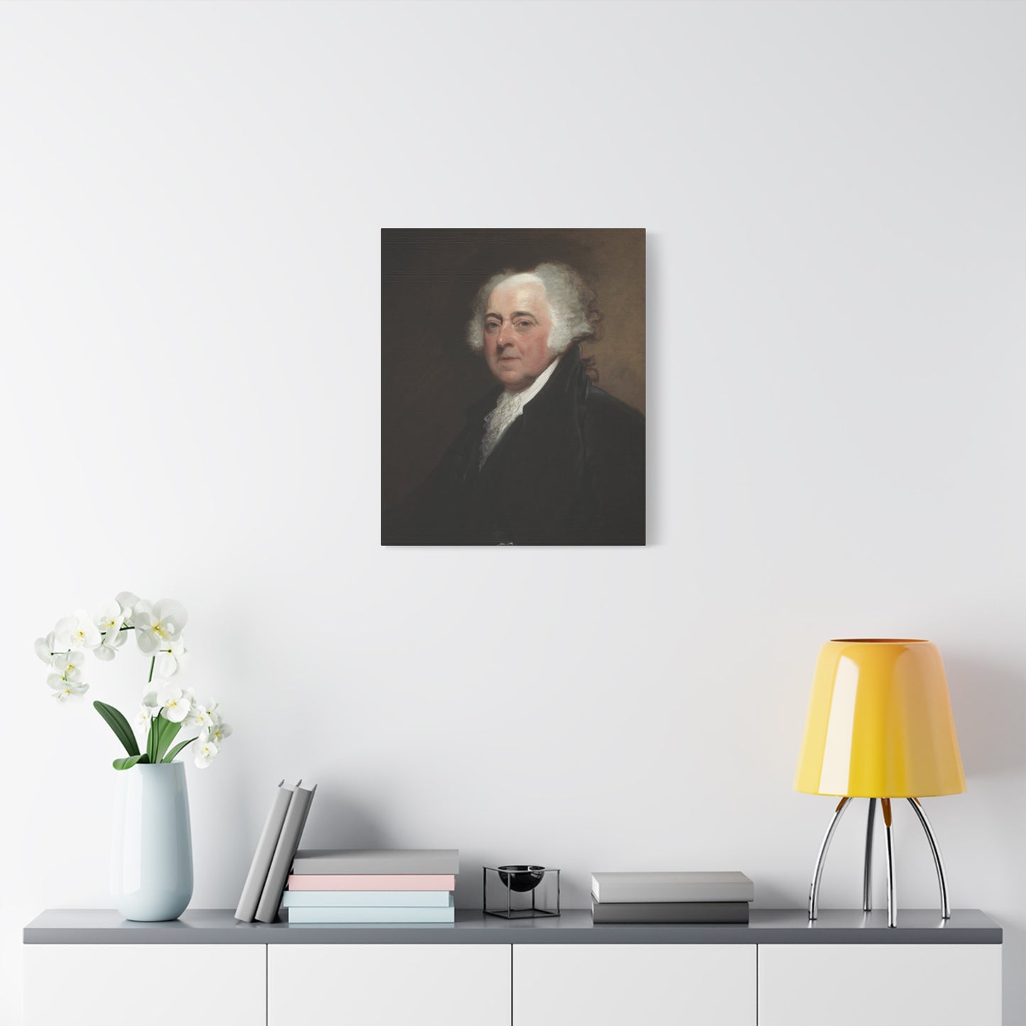 Historical John Adams Matte Canvas Print - Elegant Wall Art for Home Decor