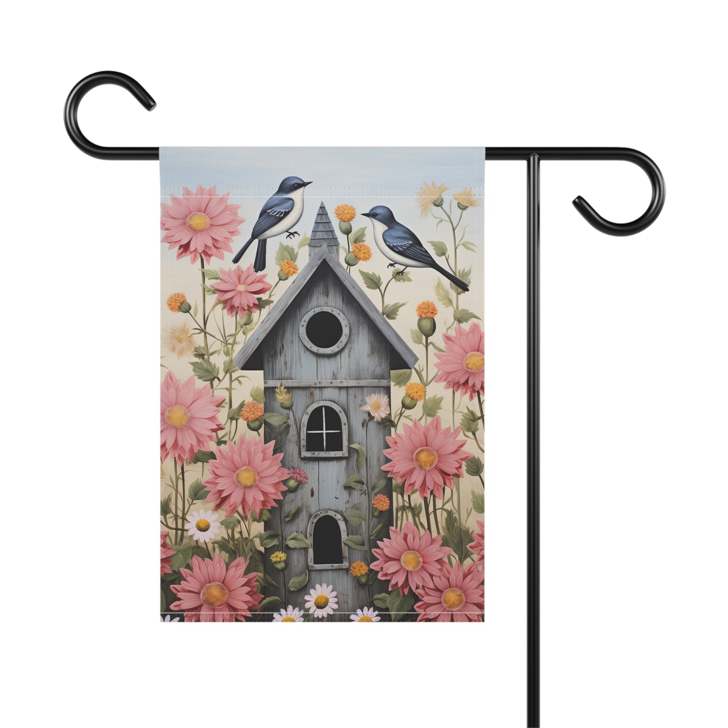 Blue Birds Garden & House Banner