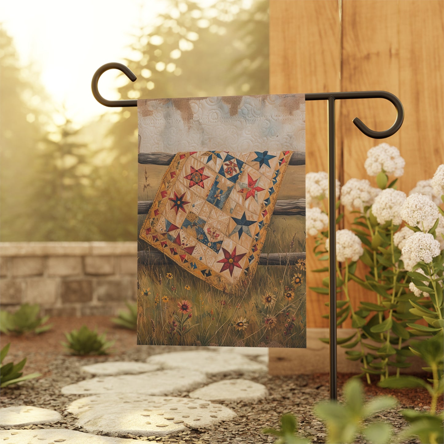 Quilt Garden & House Banner