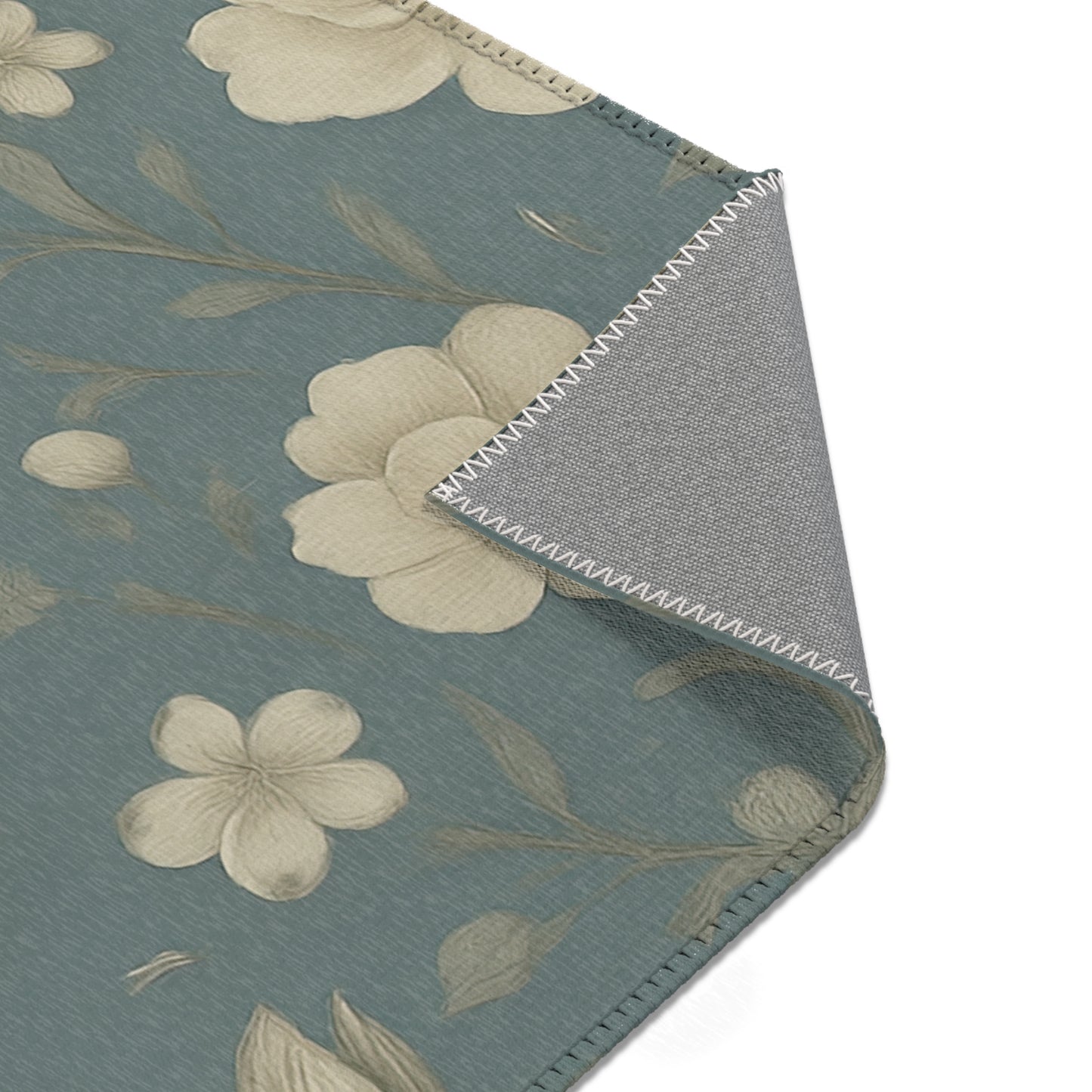 Floral Area Rug - Vintage-Inspired Home Decor, Living Room Accent, Bedroom Comfort, Housewarming Gift, Cozy Vibes
