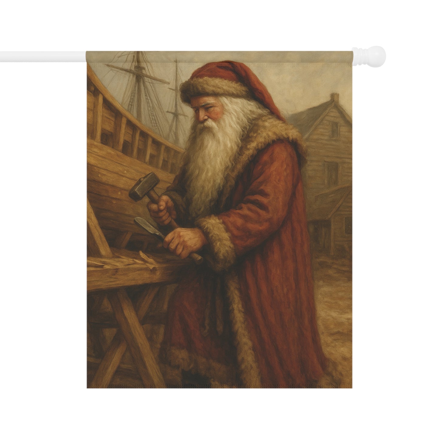 Santa Claus Garden Banner