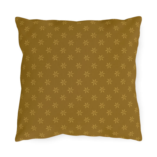 Bohemian Peace Outdoor Pillow - Floral Design for Relaxing Spaces