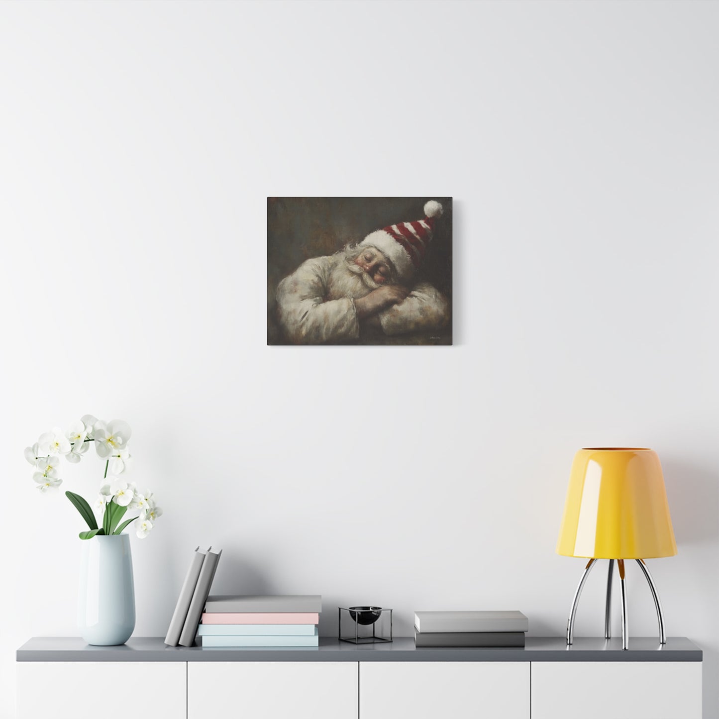 Sweet Dreams Santa Matte Canvas, Stretched, 1.25"