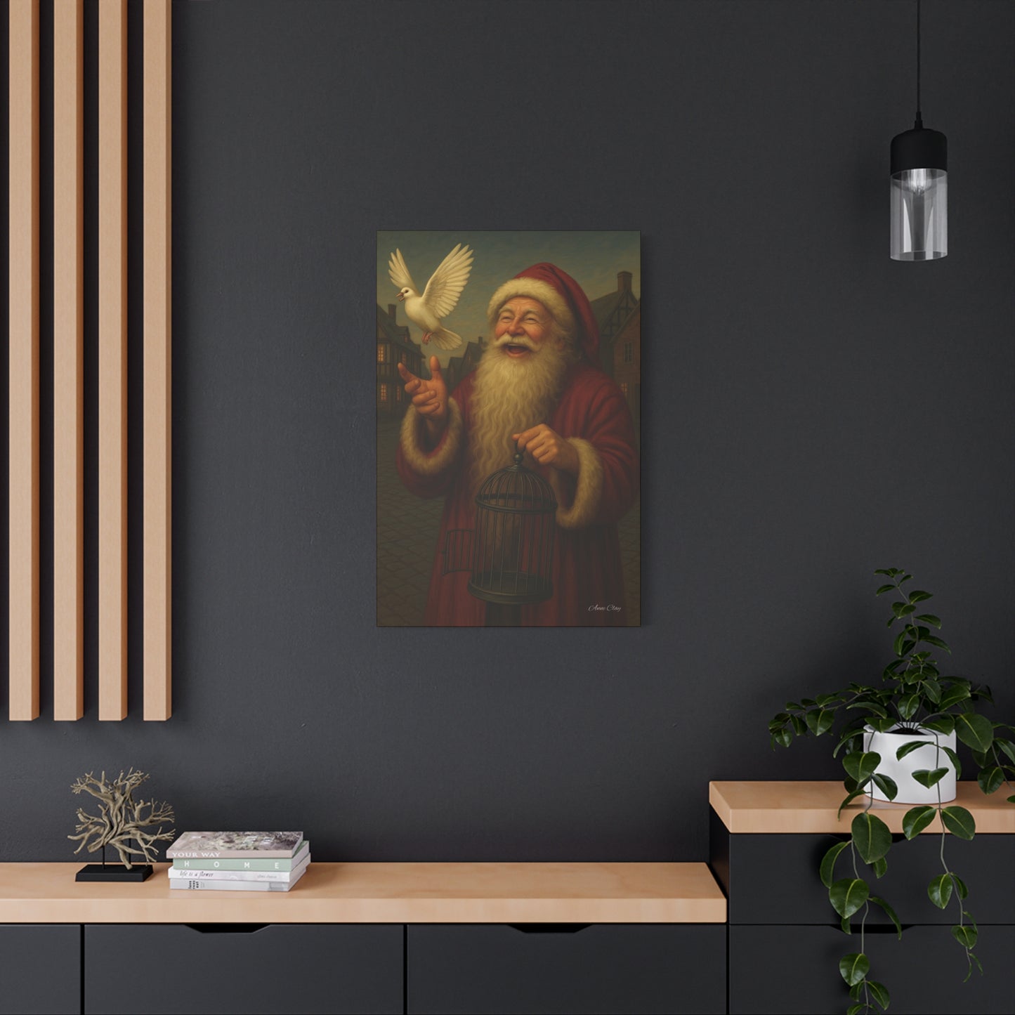Santa Claus Canvas Wall Art