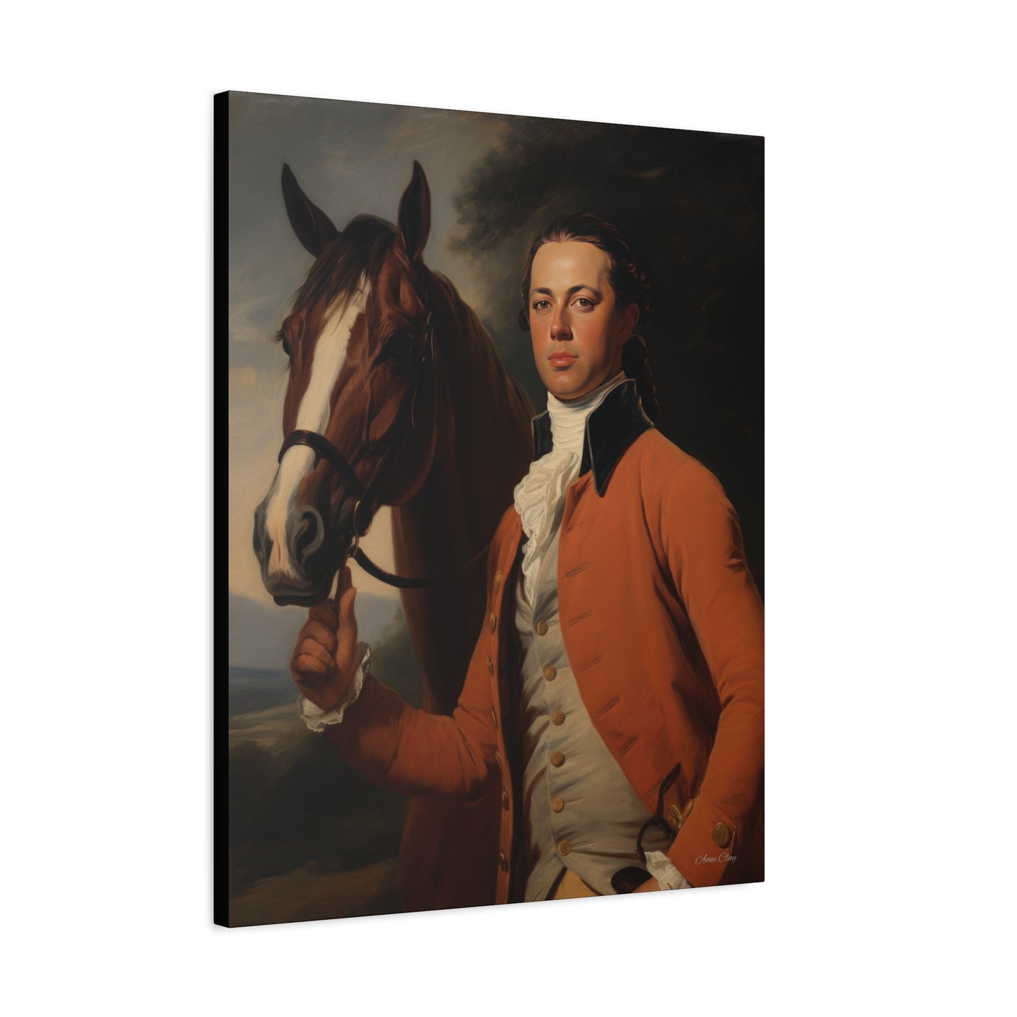 Richard and Lightening Matte Canvas, Stretched, 1.25"