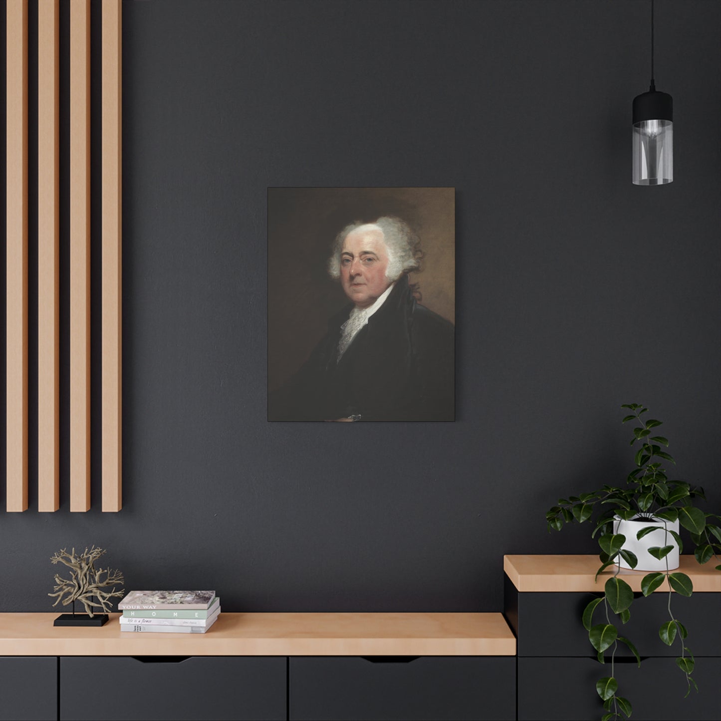 Historical John Adams Matte Canvas Print - Elegant Wall Art for Home Decor