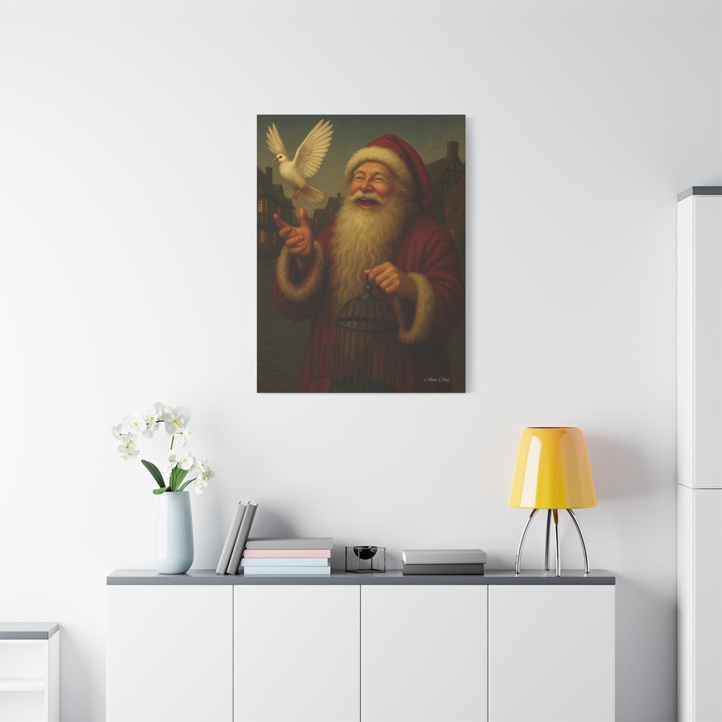 Santa Claus Canvas Wall Art