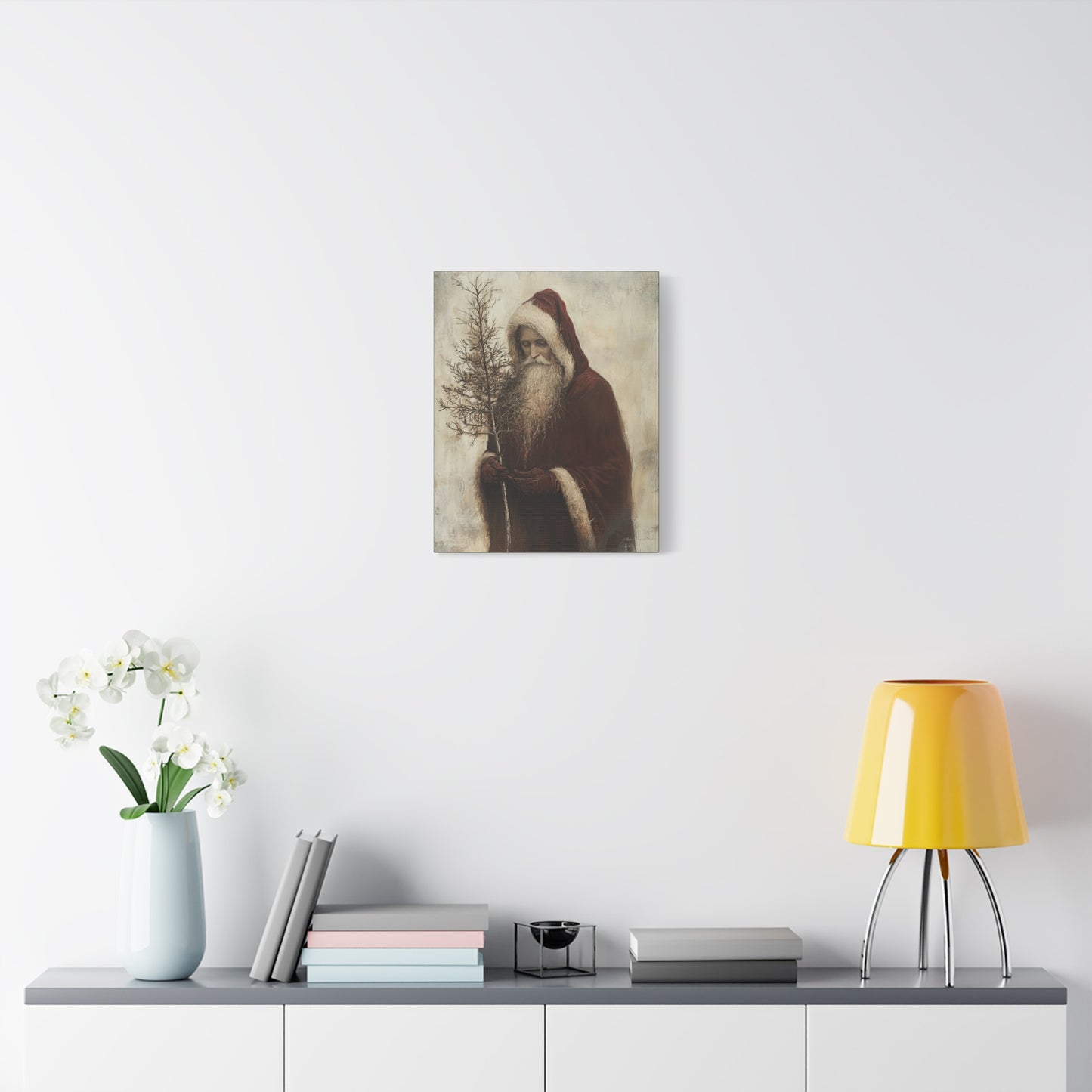 Humble Santa Matte Canvas, Stretched, 1.25"