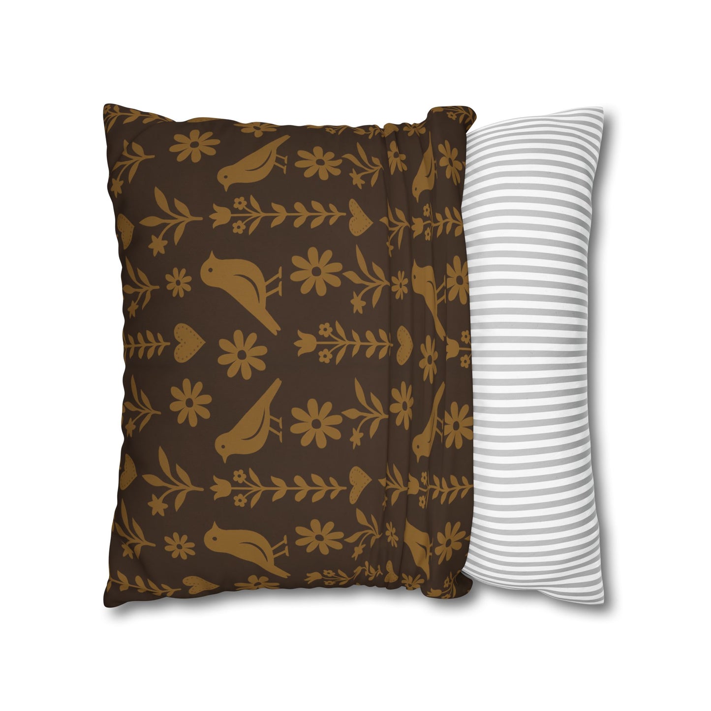 Bohemian Bird Print Pillowcase - Cozy Decorative Cushion Cover for Home, Gift for Bird Lovers, Farmhouse Decor, Hugging Pillow, Nature [...]