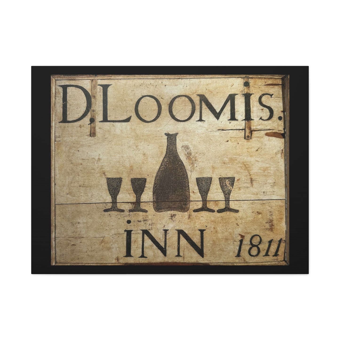D. Loomis Inn Matte Canvas, Stretched, 1.25"