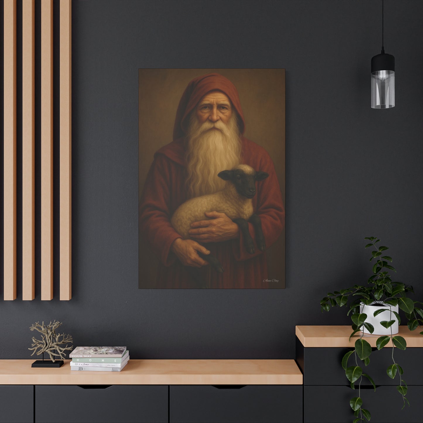 Rustic Shepherd Wall Art Print