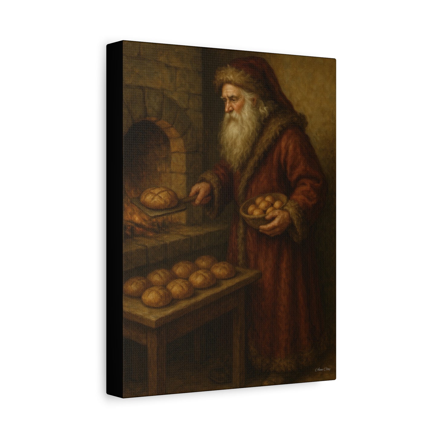 Christmas Santa Canvas Art