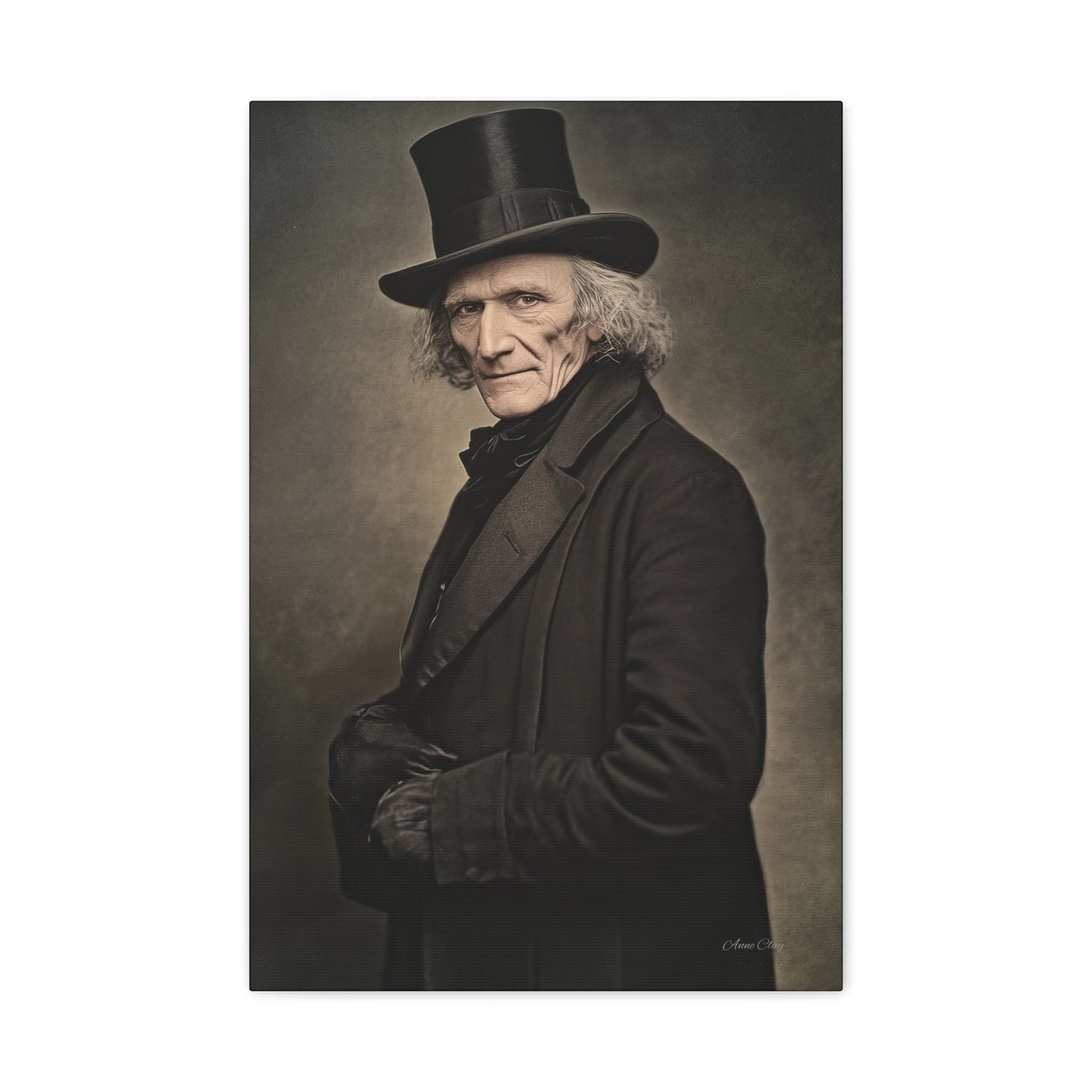 WS Scrooge Matte Canvas, Stretched, 1.25"
