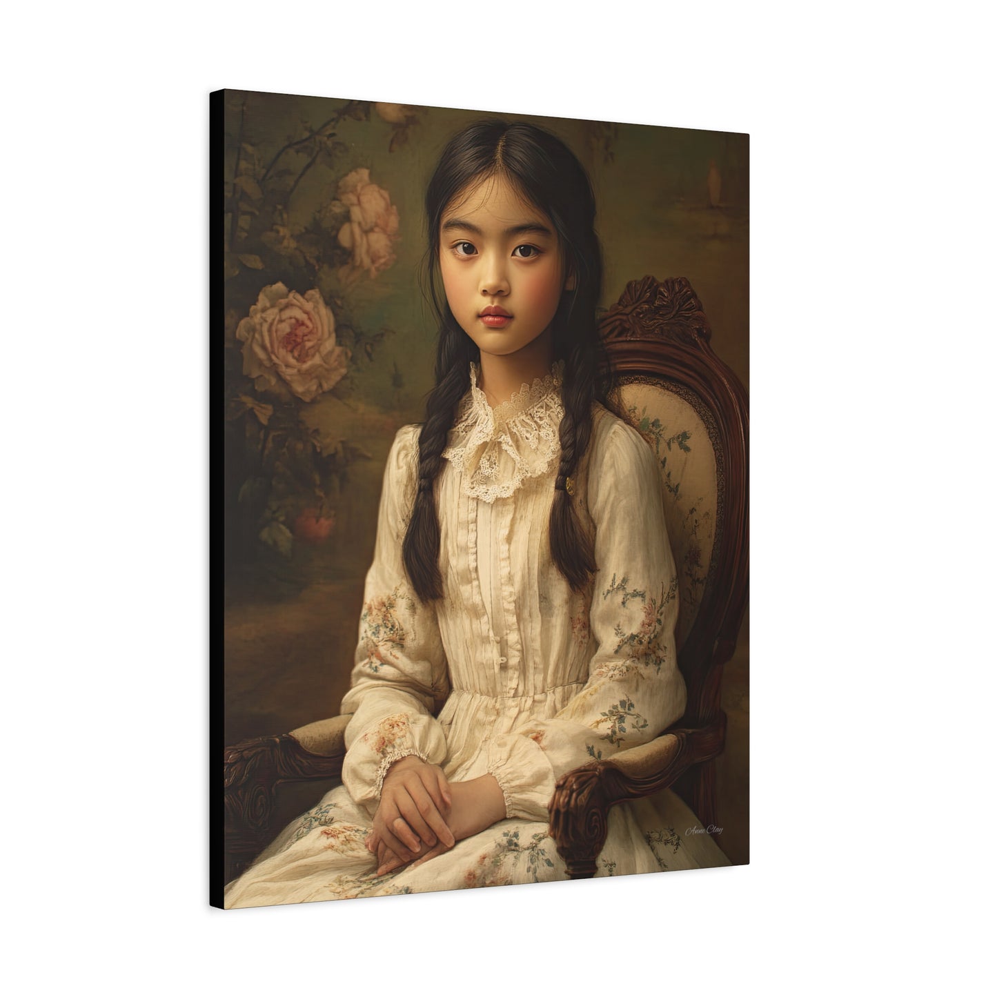Elegant Portrait Canvas Wall Art, Vintage Home Decor, Gift for Art Lovers, Unique Wall Decor, Romantic Room Decoration, Gallery [...]