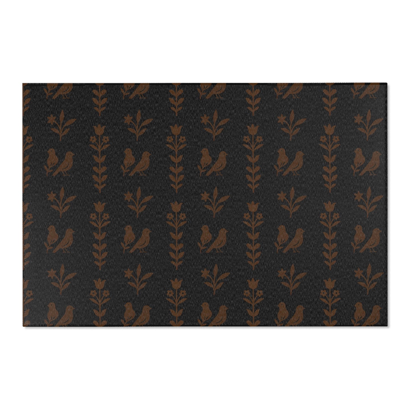 Elegant Floral Area Rug, Home Decor, Living Room, Bedroom Accent Rug, Gift for Housewarming, Cozy Atmosphere