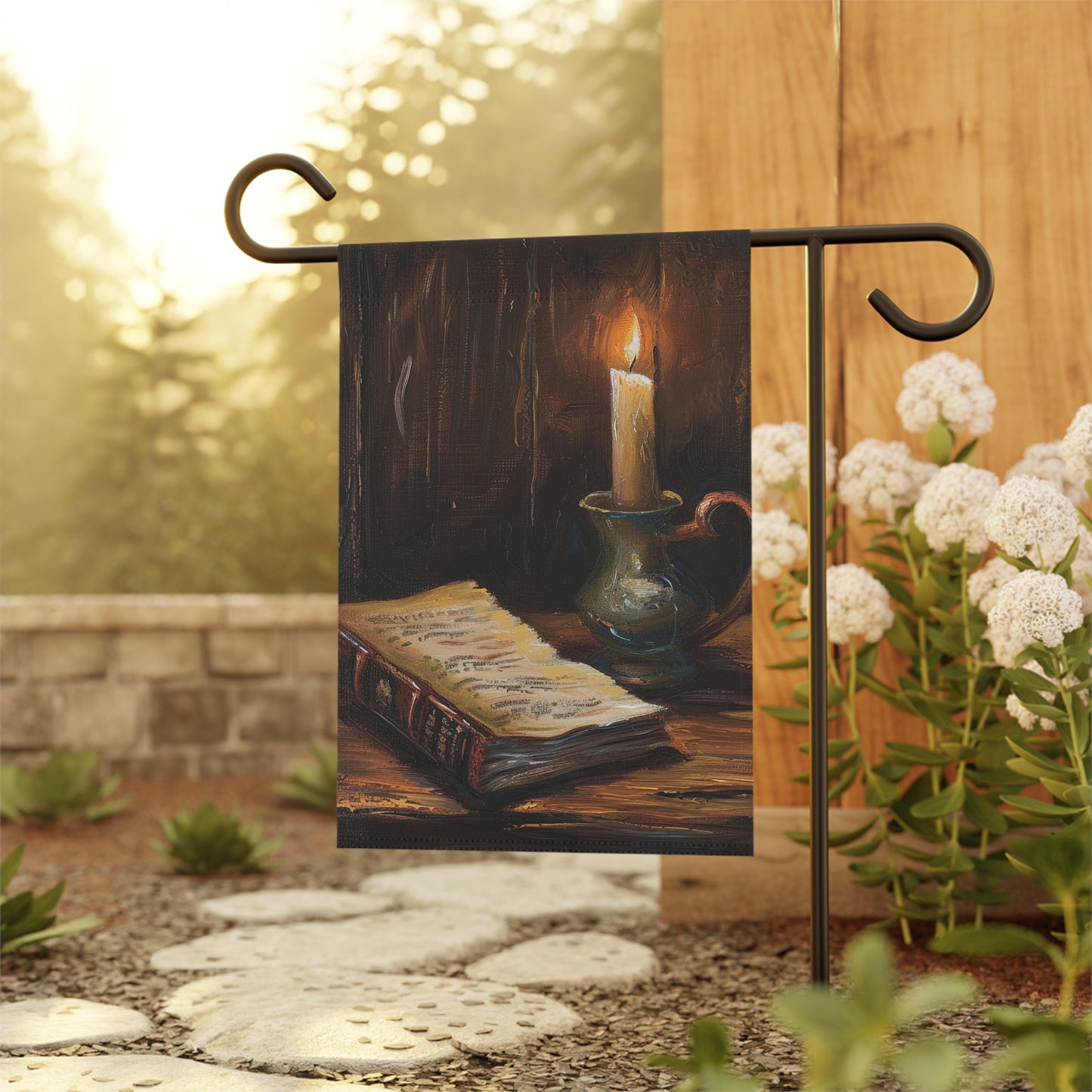 Book and Candle Garden & House Banner