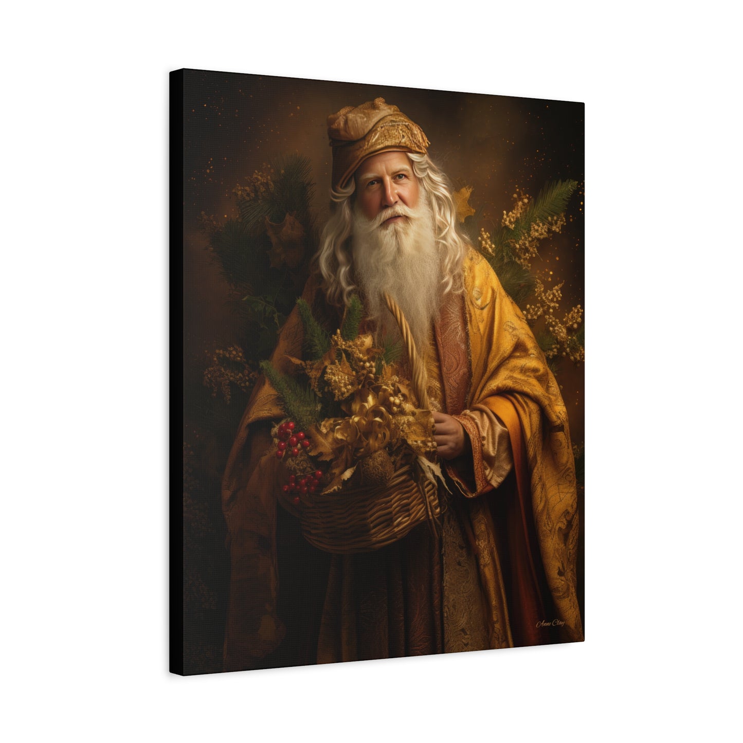 Santa New Year! Matte Canvas, Stretched, 1.25"