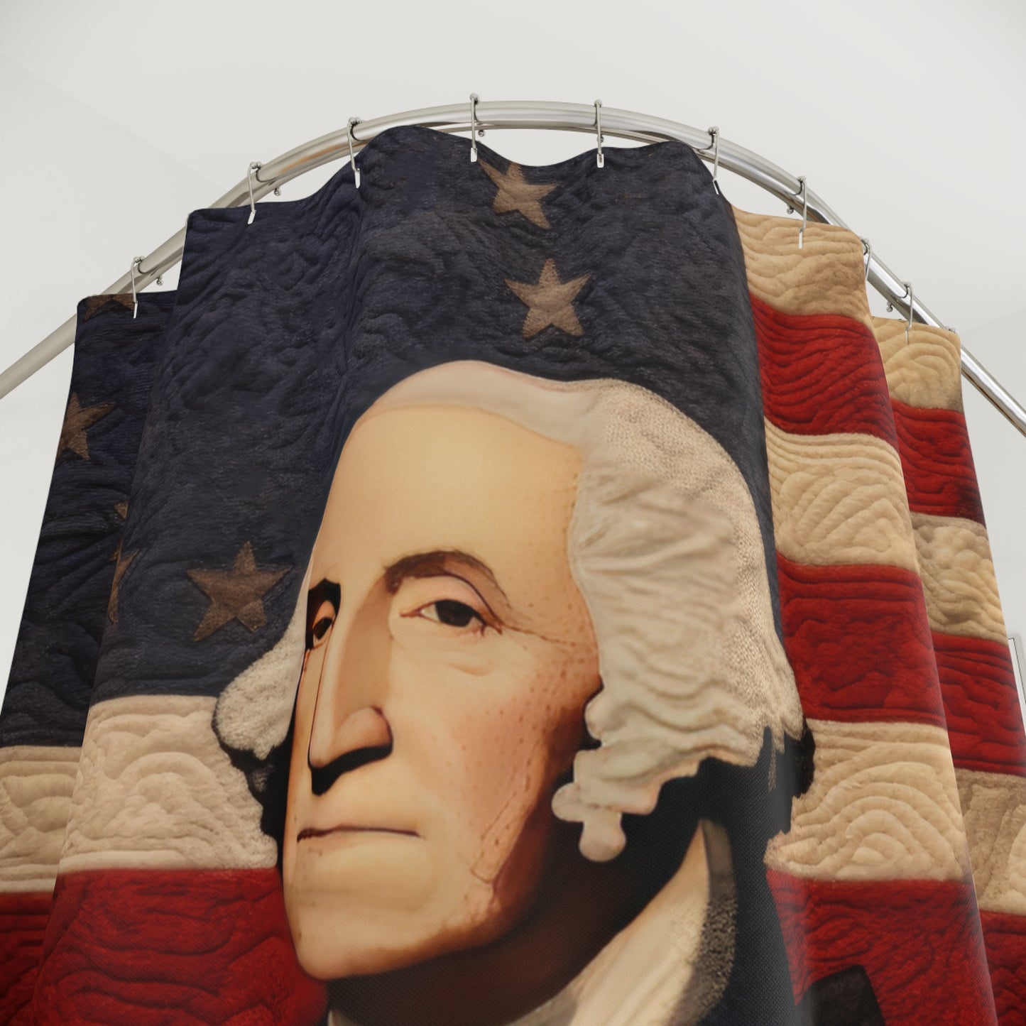 Needle Stitch George Shower Curtains