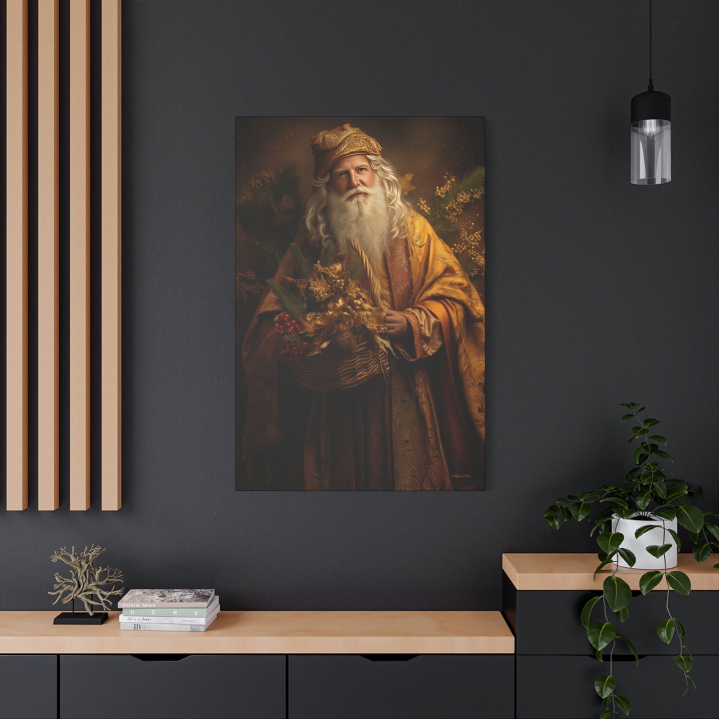 Santa New Year! Matte Canvas, Stretched, 1.25"